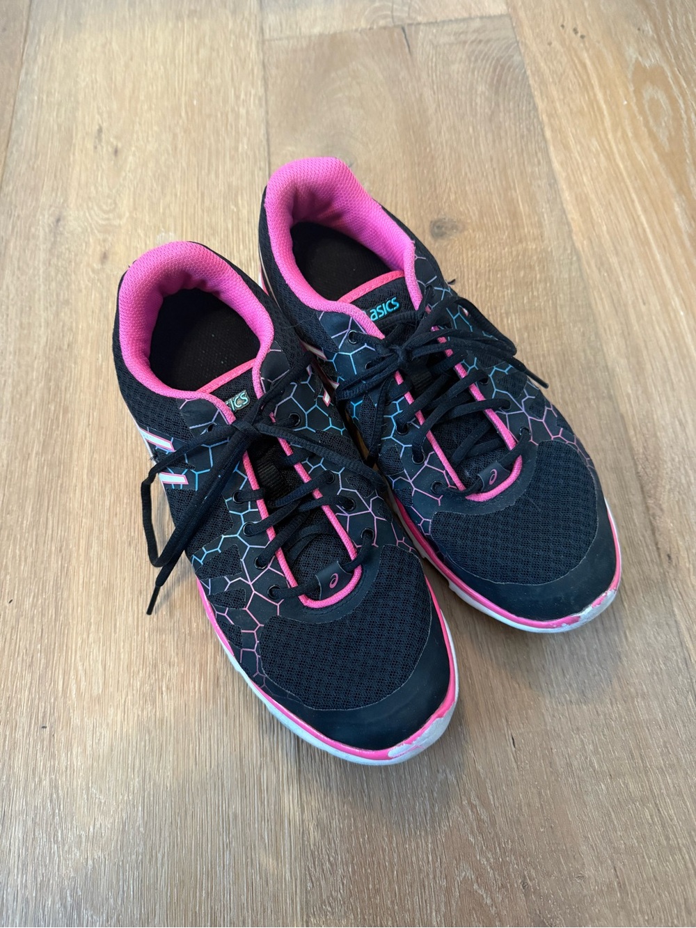 ASICS Women's Black & Pink Training Sneakers
